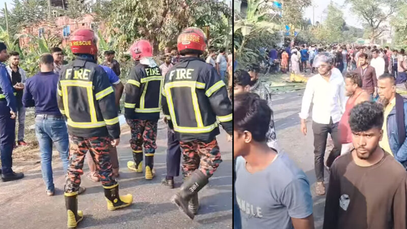 দিনাজপুরে মিনিবাসের সঙ্গে ইজিবাইকের সংঘর্ষে ৪ জন নিহত